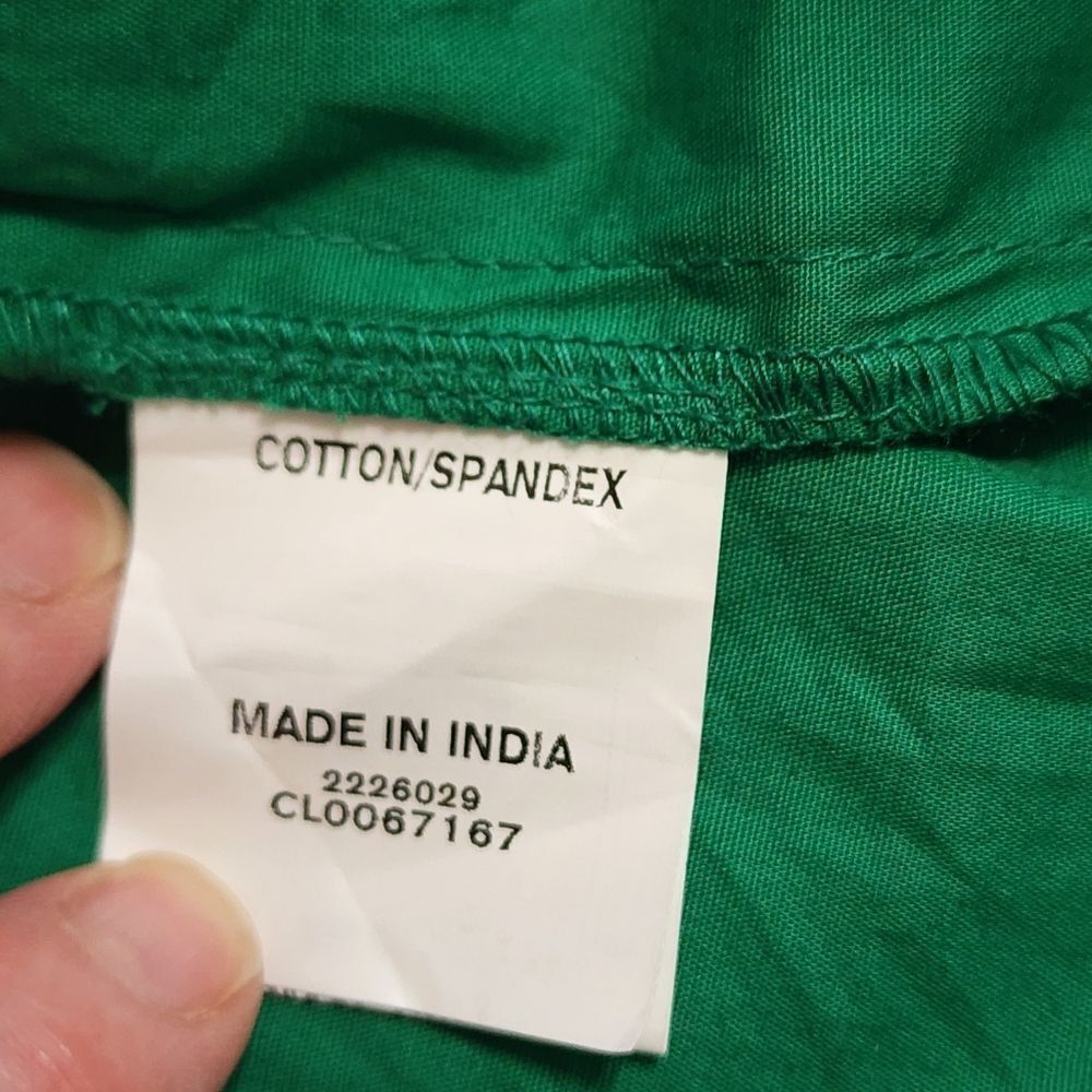 Wayward Fancies Midi Dress L Kelly Green Milk maid Tiered - Picture 5 of 5